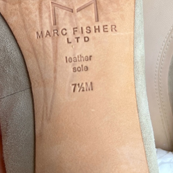 Marc Fisher LTD ZALA block Pointed-Toe pump heels Sz-7.5M. K - Picture 12 of 13